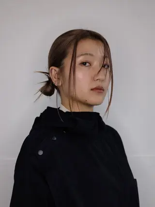 セミロング カラー ヘアアレンジ 🦠カラーリスト/ 魚瀬あおい🦠のヘアスタイル