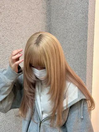 ロング カラー カラーモデル🪄 ひなのヘアスタイル