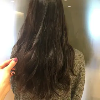 ロング カラー 加藤 あやみのヘアスタイル
