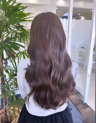 ロング Happiness王寺所属・髪質改善カラー 🫧萩原のヘアスタイル