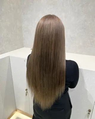 ロング カラー 韓国ヘア🇰🇷透明 感カラー/yui💞のヘアスタイル