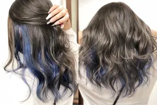 ロング カラー ヤナ マネージャーのヘアスタイル