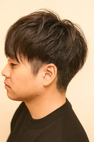 ショート メンズ 永易 梓美のヘアスタイル