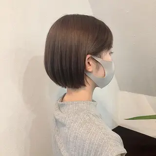 ショート カラー hair salon mtm所属・🕊mtm🫧梅田/ 定額制/透明感/艶髪のヘアスタイル