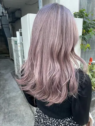 ロング カラー 風香🪼レイヤー /透明感カラーのヘアスタイル