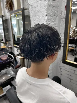 パーマ メンズ 笹江 瑞穂のヘアスタイル