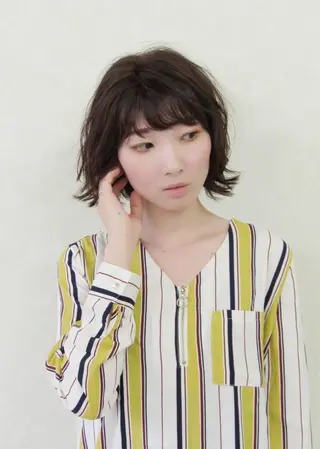 ショート ブルーム yukiのヘアスタイル