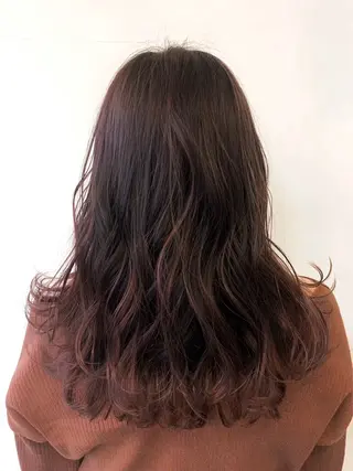 ミディアム カラー 【azure横浜】 🧸misaki🌸のヘアスタイル