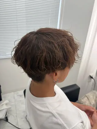 パーマ メンズ 髪質改善サロン🫧 セキチサトのヘアスタイル