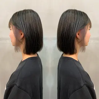 ショート カラー レイヤーカット/ 艶カラー/RYOMAのヘアスタイル