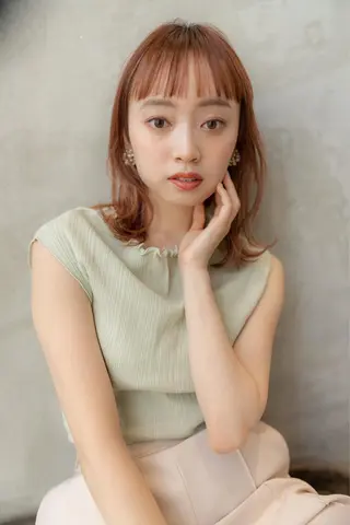 セミロング カラー Moana by HEADLIGHT 武蔵小杉店 【モアナ バイ ヘッドライト】所属・大森 勝馬のヘアスタイル