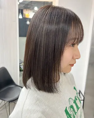 ショート カラー 🫐寒色系カラー 🫐ヤマナカリリカのヘアスタイル