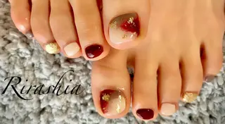 ネイル うる艶♡透明感ネイル Rirashiaのネイルデザイン