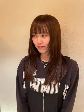 ロング 古田 捷人のヘアスタイル