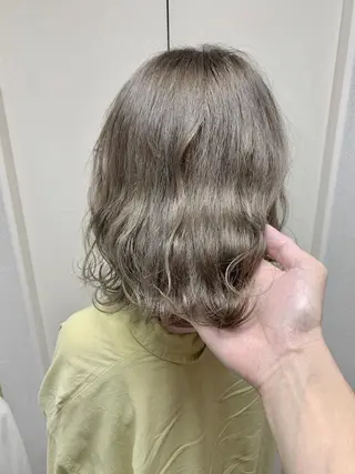 セミロング カラー パーマ ヘアアレンジ filo byFeria渋谷所属・縮毛矯正/美髪 髪質改善/石田幸輔のヘアスタイル