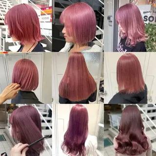 ロング カラー 💖ブリーチ/暖色 𝐘𝐮𝐢💖のヘアスタイル