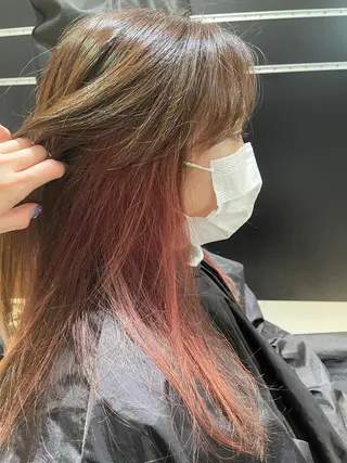 セミロング コトネ🫧 韓国風レイヤーカットのヘアスタイル