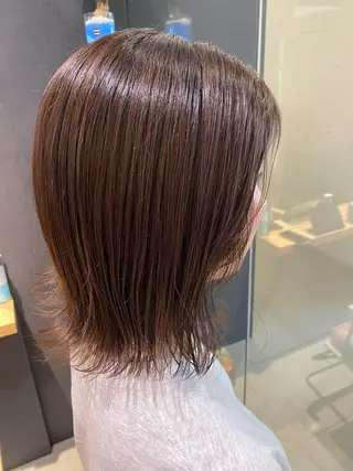 ミディアム カラー 田中 アキオのヘアスタイル