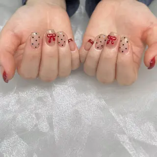 ネイル EmaNail＋KIHAKUYA堺東店【フィルイン・パラジェル取扱店】所属・EmaNail🎀 atsukoのネイルデザイン