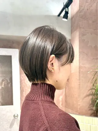 ショート 🩵縮毛矯正/ブリー チ/髪質改善/いつかのヘアスタイル