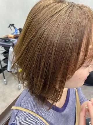 ミディアム カラー 🕶️佐藤 海李🐏のヘアスタイル