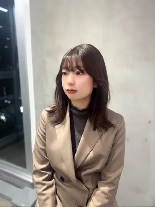 カラー 🤍韓国ヘア/ 楓🤍のヘアスタイル