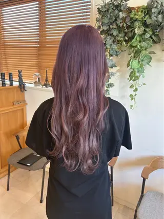 ロング カラー ハイトーンカラー 坂本 翼のヘアスタイル