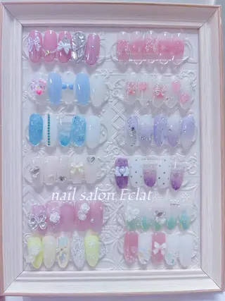 ネイル ネイルサロンエクラ 🫧Shizukaのネイルデザイン