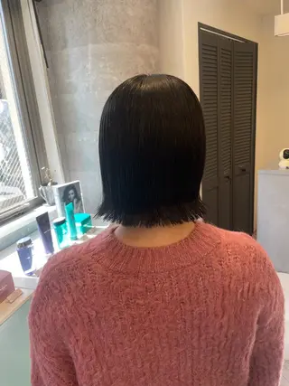 ミディアム ♡似合わせハイトーン ♡maiのヘアスタイル