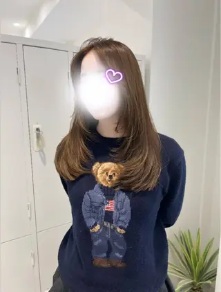 ロング 🎀zina/韓国 🎀amiのヘアスタイル