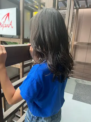 キッズ ママ美容師 ＊ヒマワリのヘアスタイル