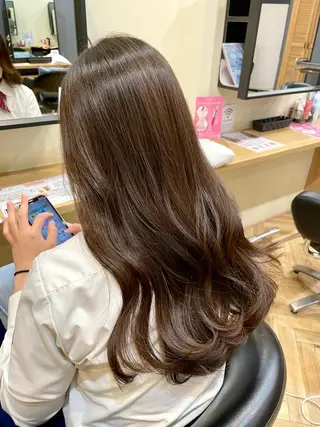 ロング 韓国ヘア/レイヤー 🇰🇷/艶髪/長橋のヘアスタイル