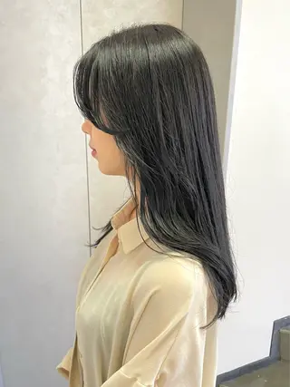 ロング カラー 暖色/オリーブカラー /中村未来🍒🫒のヘアスタイル