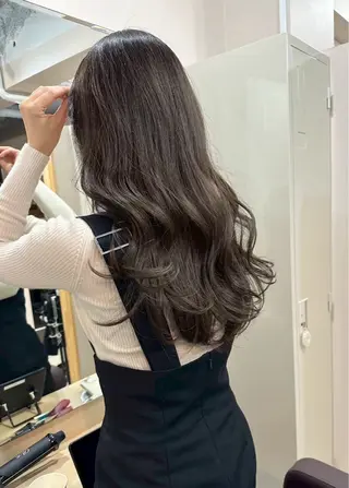 ロング 福原 悠介のヘアスタイル