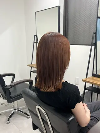 ミディアム 笠原 一唆のヘアスタイル