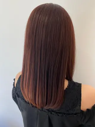 セミロング カラー ジプソヘアー所属・菅原 あずさのヘアスタイル