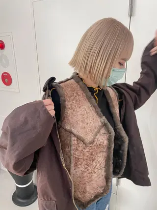 ミディアム カラー yurika☁️ 似合わせ｜レイヤーのヘアスタイル