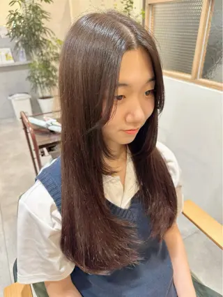 ロング desirbeaux 佐藤愛のヘアスタイル