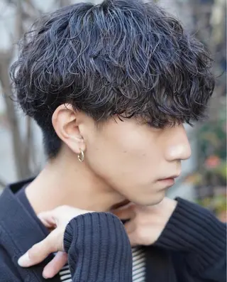 ショート パーマ メンズ ☀️fifth天神 英令🌙のヘアスタイル