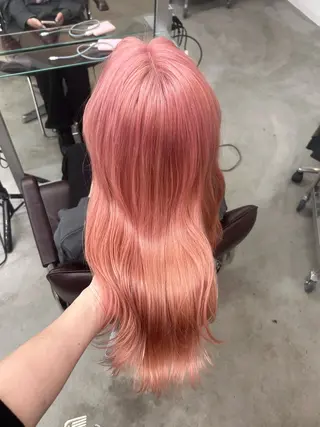ロング カラー 大阪梅田/ イマムラミヅキのヘアスタイル