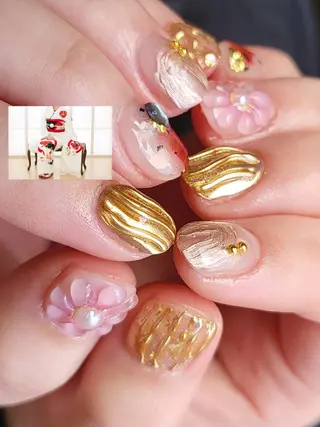 ネイル 3dパーツ/流行り 👧shushu❤️のネイルデザイン