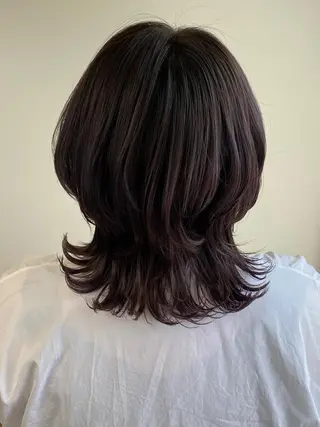 ミディアム ✴︎ヒラガカナ✴︎ ECLAT HAIRのヘアスタイル