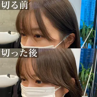 ロング パーマ SALOWIN原宿AROA店所属・顔まわり神カット✂︎ 齋藤雄大【表参道】のヘアスタイル