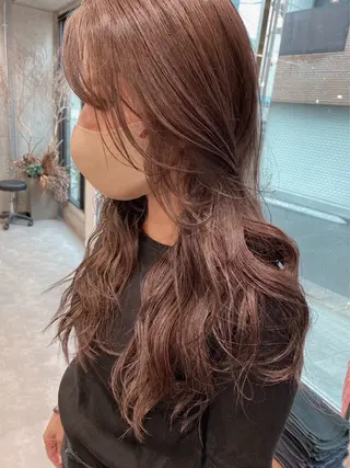 ロング カラー shiho︎🌟/ 髪質改善カラーのヘアスタイル