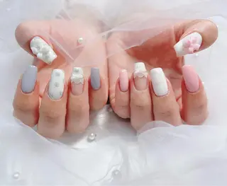 ネイル Ranon所属・ᴿᴬᴺᴼᴺ 🤍 𝐴𝑌𝐴𝐾𝐴のネイルデザイン