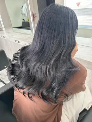 ロング カラー ハイトーン/韓国風 🤍Nacchi🐈のマツエク・マツパデザイン