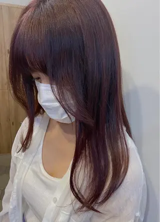 ロング カラー 🥣 hashi 🛋️のヘアスタイル