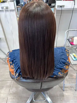 セミロング カラー 🎀艶カラー🎀 よしいあまねのヘアスタイル