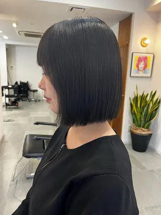ミディアム カラー conne&riri所属・MA YUのヘアスタイル