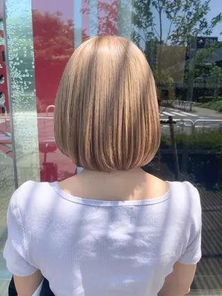 ショート カラー シャルマン銀座店所属・🌟東銀座マンツーマ ン🌟タカナシのヘアスタイル